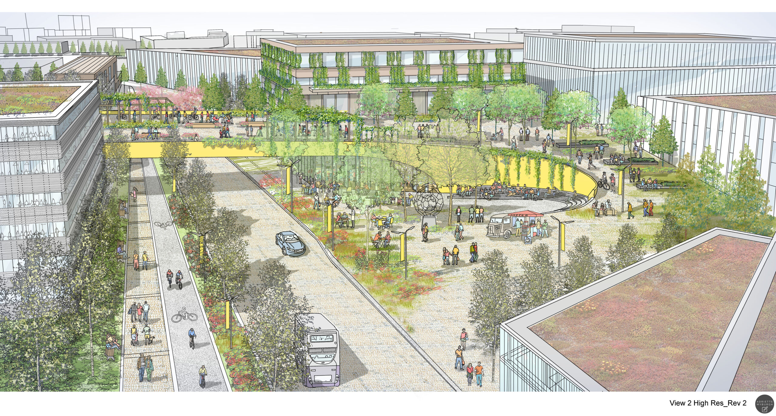 Salford Crescent Masterplan Make Architects